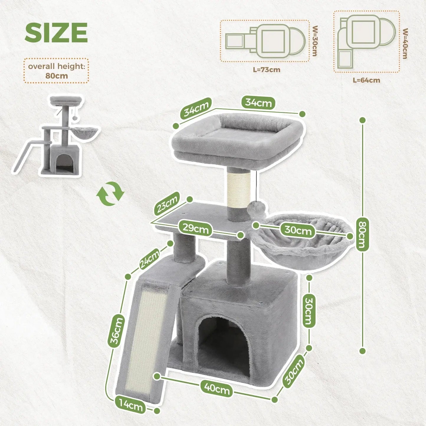 Turnpike XXL Cat Tree – Strength, Comfort & Calm for Big Souls