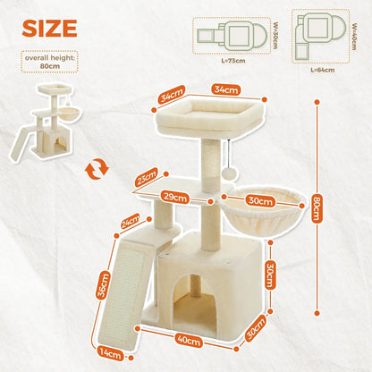 Turnpike XXL Cat Tree – Strength, Comfort & Calm for Big Souls