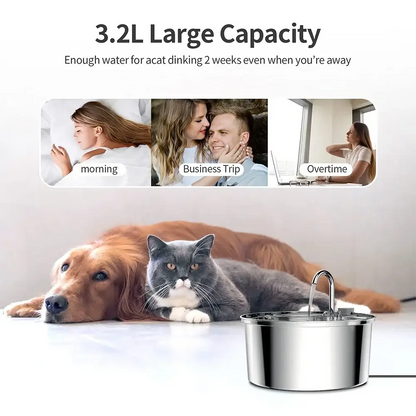 Pet Water Fountain – Automatic Smart Drinking Bowl for Cats & Dogs